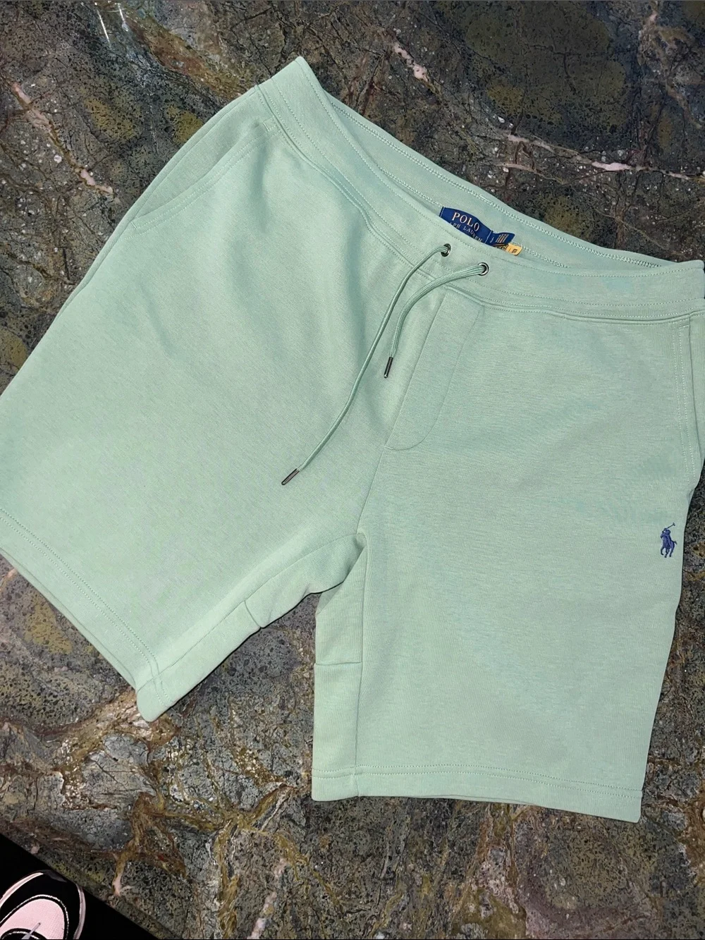 Polo by Ralph Lauren Men's Light Sage Drawstring Shorts